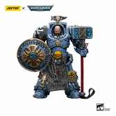 Warhammer 40k figurine 1/18 space wolves arjac rockfist 12 cm