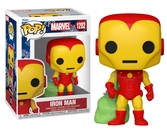 Marvel holiday pop! marvel vinyl figurine iron man w/bag 9 cm