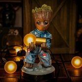 Marvel cable guy guardians of the galaxy pyjama baby groot 20 cm