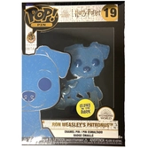 Harry potter pop! pin pin's émaillé patronus ron weasley 10 cm
