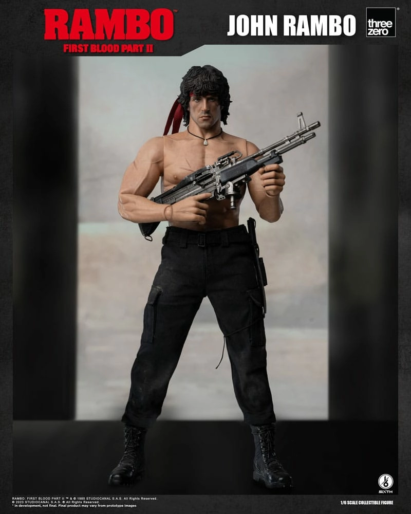 Rambo ii figurine 1/6 john rambo 30 cm