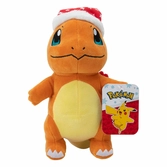 Pokémon peluche salamèche bonnet de noël 20 cm