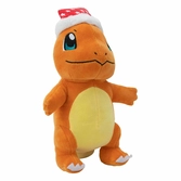 Pokémon peluche salamèche bonnet de noël 20 cm