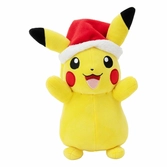 Pokémon peluche pikachu bonnet de noël 20 cm