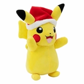 Pokémon peluche pikachu bonnet de noël 20 cm