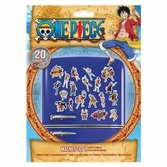 One piece - lot de 20 magnets - the great pirate era