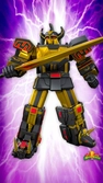 Power rangers figurine ultimates megazord (black/gold) 18 cm