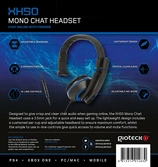 Casque Mono Gioteck XH50 Bleu- Xbox One - PS4 - PC - PS4