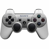 Manette DualShock 3 argenté - PS3