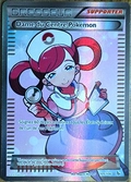 Carte Pokémon 105/106 Dame du Centre Pokémon FULL ART Xy Étincelles