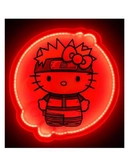 Naruto kitty lampara neon 30 cm naruto shippuden & hello kitty