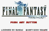 Final Fantasy - Wonder Swan Color