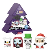 L´étrange noël de mr. jack pack 4 figurines pocket pop! vinyl tree holiday 4 cm