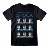 Star trek t-shirt many mood of spock (s)