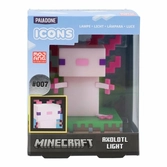 Minecraft veilleuse icon axolotl