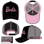 Barbie – casquette adulte trucker noir et rose – barbie 58 cm