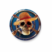 One piece pin's en émail straw hat logo