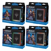 Magic the gathering universes beyond: doctor who présentoir decks commander (4) anglais