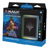 Magic the gathering universes beyond: doctor who présentoir decks commander (4) anglais