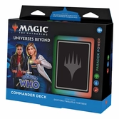 Magic the gathering universes beyond: doctor who présentoir decks commander (4) anglais