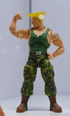 Ultra street fighter ii: the final challengers figurine 1/12 guile 15 cm
