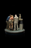 Jurassic park statuette 1/10 art scale dino hatching 23 cm