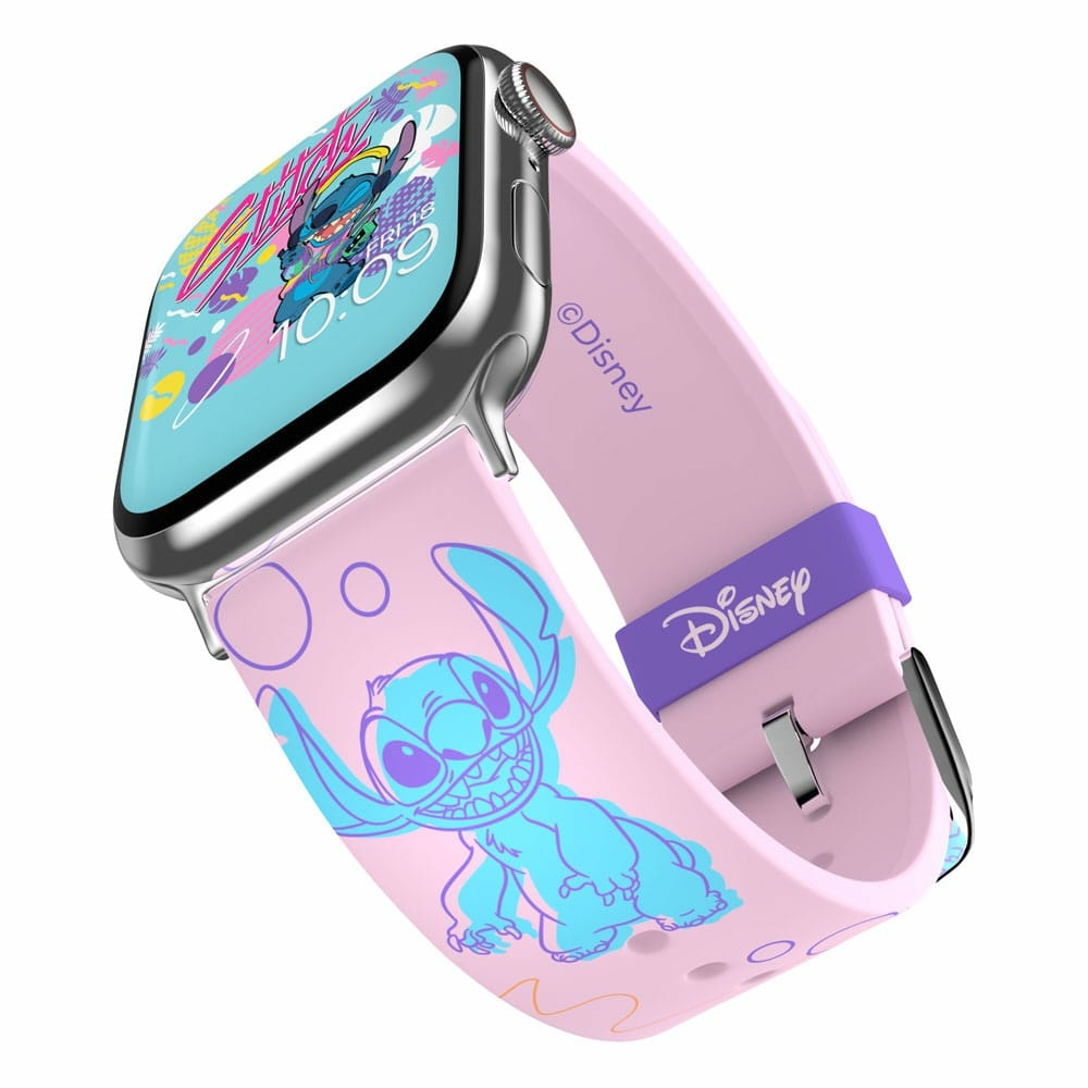 Lilo and Stitch Fille Digital Quartz Montre avec Bracelet en Silicone  LAS40001ARG : : Mode