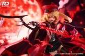 Touhou project statuette pvc 1/6 flandre scarlet military uniform ver. 27 cm