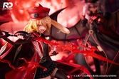 Touhou project statuette pvc 1/6 flandre scarlet military uniform ver. 27 cm