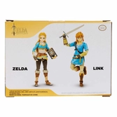 The legend of zelda pack 2 figurines princess zelda, link 10 cm