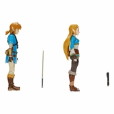 The legend of zelda pack 2 figurines princess zelda, link 10 cm