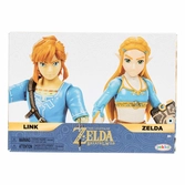 The legend of zelda pack 2 figurines princess zelda, link 10 cm