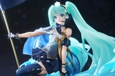Hatsune miku statuette pvc birthday 2022 polaris ver. 30 cm