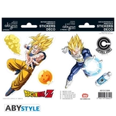 Stickers Dragon Ball Z : Goku & vegeta - 16x11cm