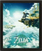 The legend of zelda - poster 3d lenticulaire- tears of the kingdom encadré (26x20cm)
