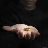 Le seigneur des anneaux pendentif et collier the one ring