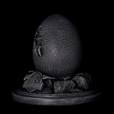 Jurassic park répliques 30th anniversary replica egg & john hammond cane set