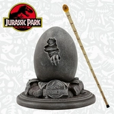 Jurassic park répliques 30th anniversary replica egg & john hammond cane set