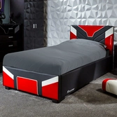 X rocker - lit de jeu cerberus ottoman rouge