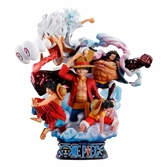 One piece petitrama dx statuette pvc logbox re birth luffy special vol. 02 15 cm