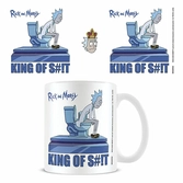 Rick and morty mug king of shit