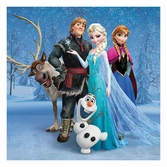 La reine des neiges tableau toile group 30 x 30 cm