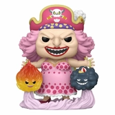 One piece super sized pop! animation vinyl figurine big mom w/homies 15 cm