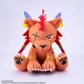 Final fantasy vii remake peluche tricotée red xiii 20 cm