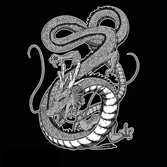 Sweat-shirt Noir DRAGON BALL SHENRON - M