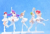 Macross frontier maquette 1/20 plamax mf-86: minimum factory walkure - last mission image color ver. set 9 cm