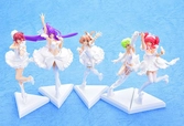 Macross frontier maquette 1/20 plamax mf-86: minimum factory walkure - last mission image color ver. set 9 cm
