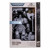 Warhammer 40k figurine space wolves wolf guard (artist proof) 18 cm