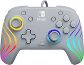 Pdp - manette filaire afterglow wave gris pour nintendo switch et switch oled