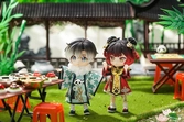 Original character figurine nendoroid doll chinese-style panda mahjong: laurier 14 cm